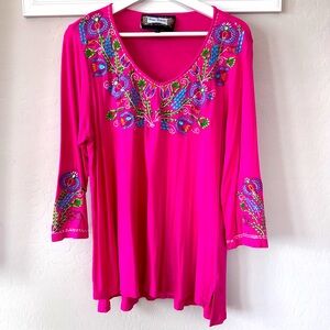 Vintage Collection Embroidered Tunic.  Large